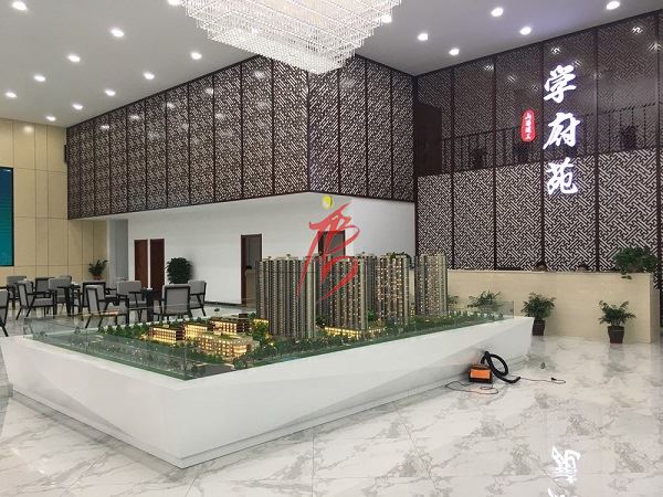 山西沙盤模型建筑篇——忻州.學府苑
